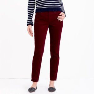 J.Crew Burgundy Corduroy Straight Leg Pants - 6R